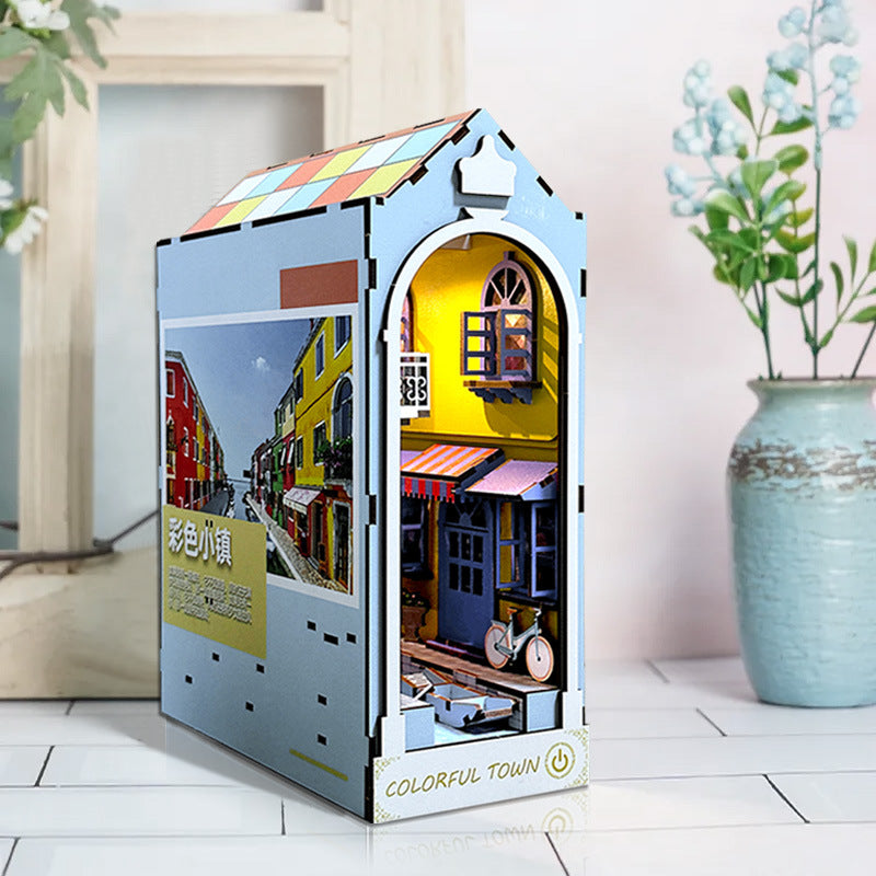 3D Three-dimensional Creativity Book Stand Diy Cottage Decoration