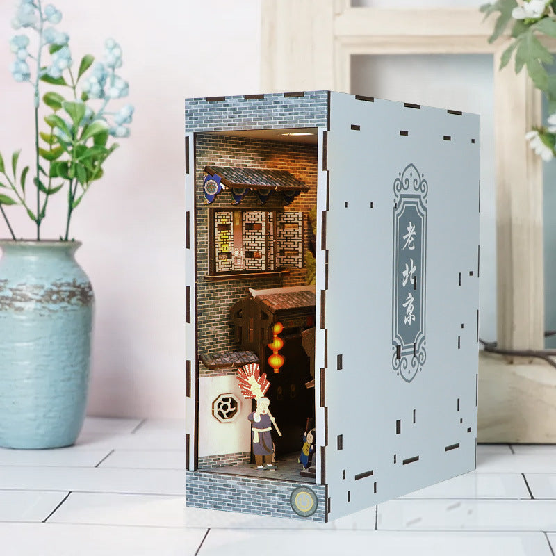 3D Three-dimensional Creativity Book Stand Diy Cottage Decoration