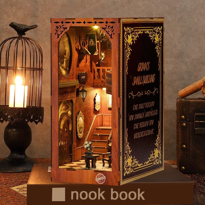 3D Three-dimensional Creativity Book Stand Diy Cottage Decoration
