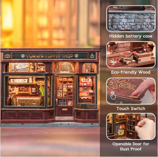 Book Corner Wooden Puzzle House Kit