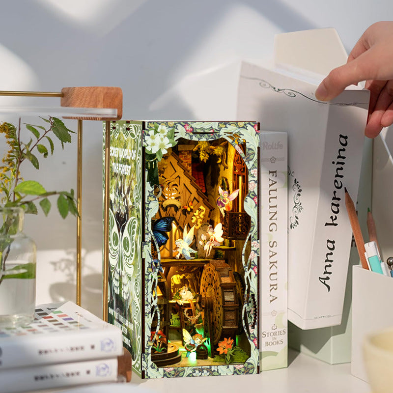 3D Three-dimensional Creativity Book Stand Diy Cottage Decoration