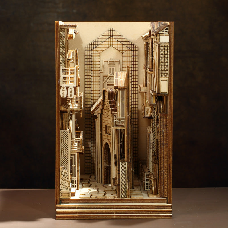 Alley Creative Model Assembled Book Stand DIY Creative